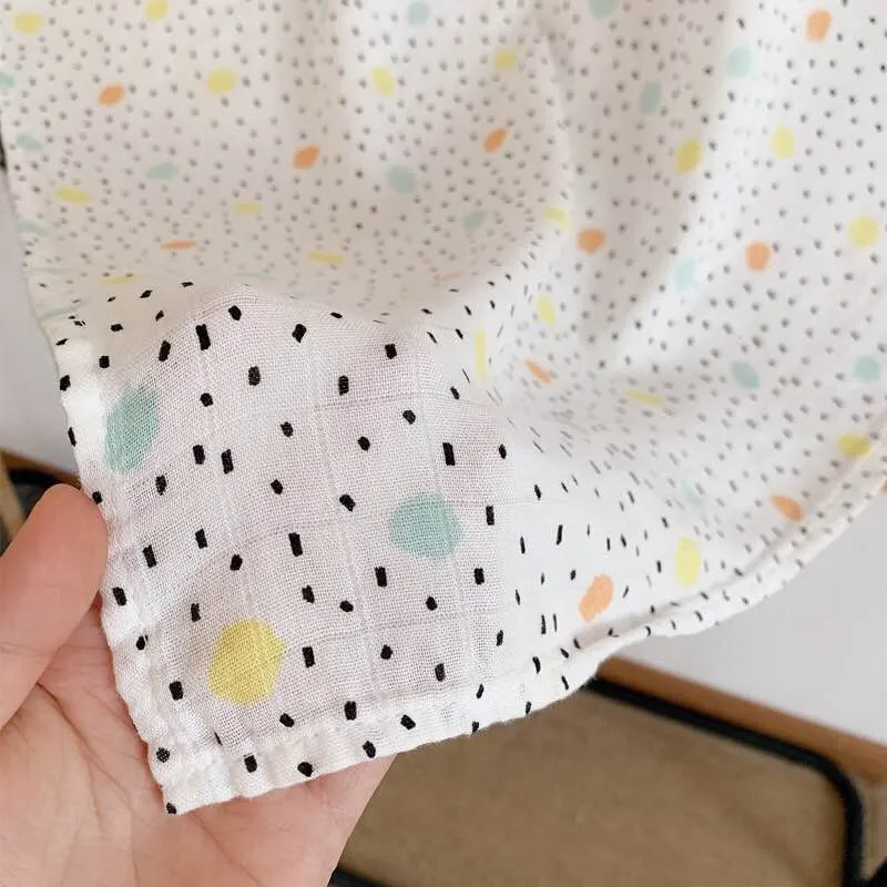 Extra Large Dot Bamboo Muslin