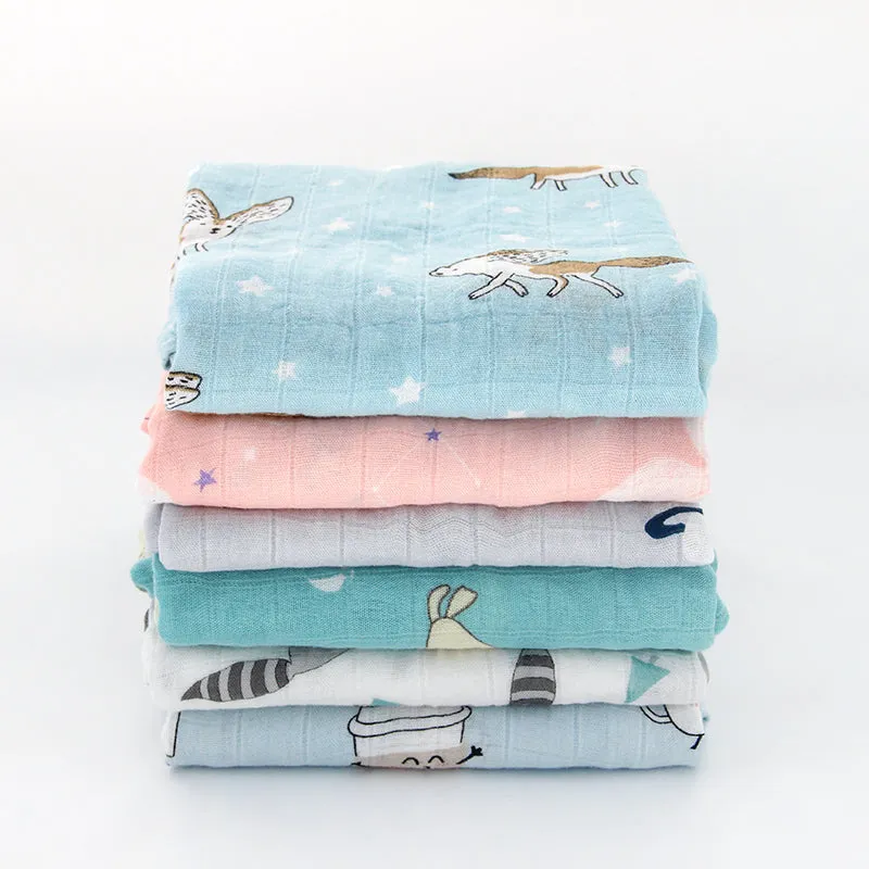 Extra Large Raccoon Bamboo Muslin