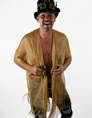 Festival Kimono in Gold Shimmer