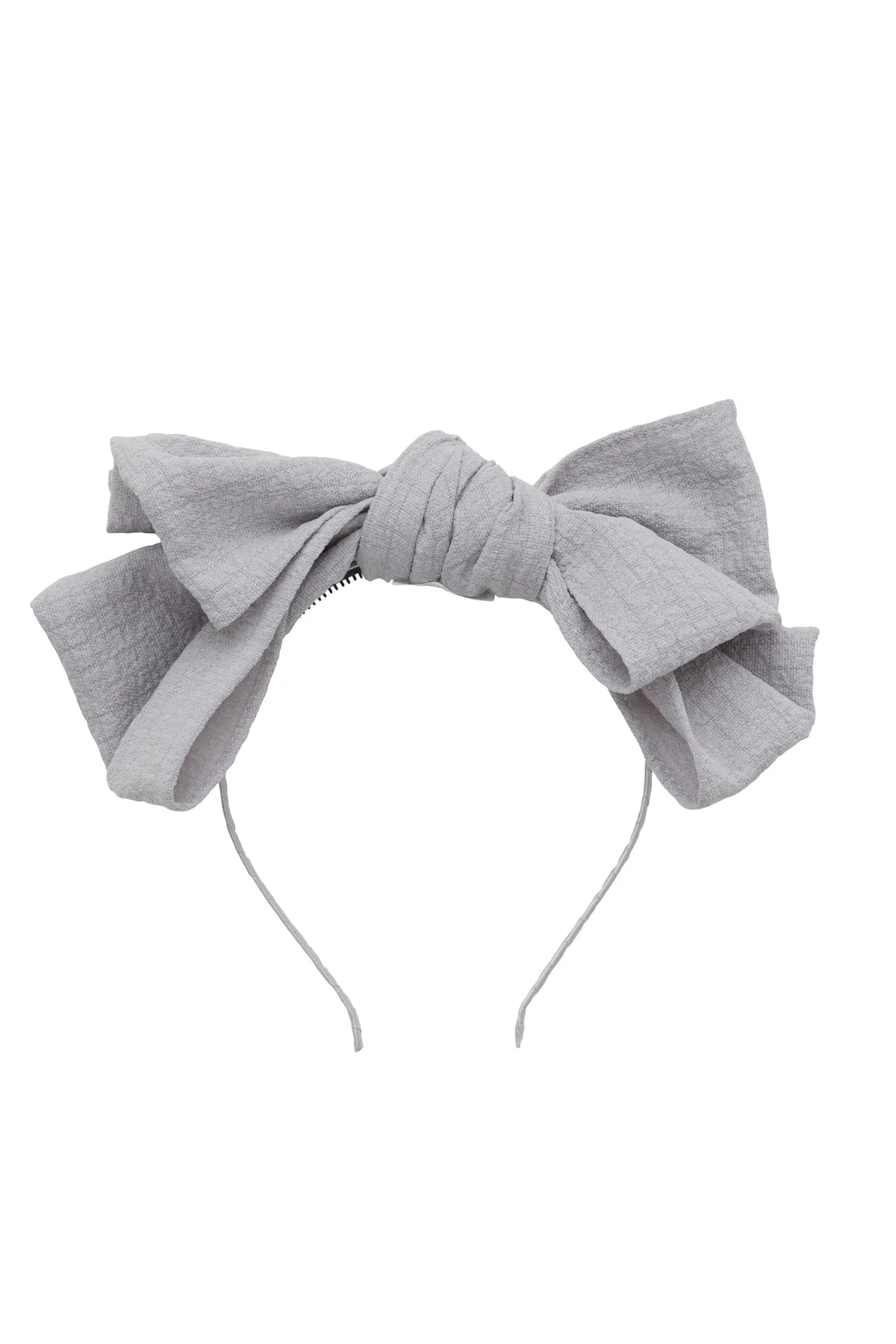 Floppy Muslin Headband - Light Grey