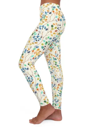 Floral Falls Spandex Leggings