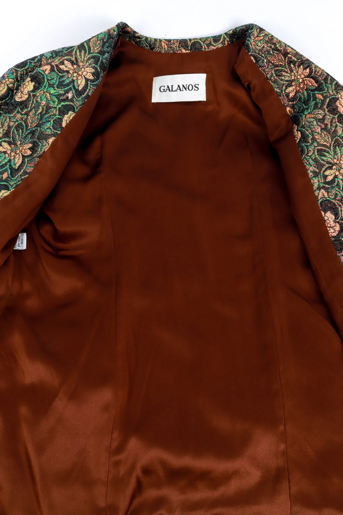 Floral Lamé Jacquard Jacket