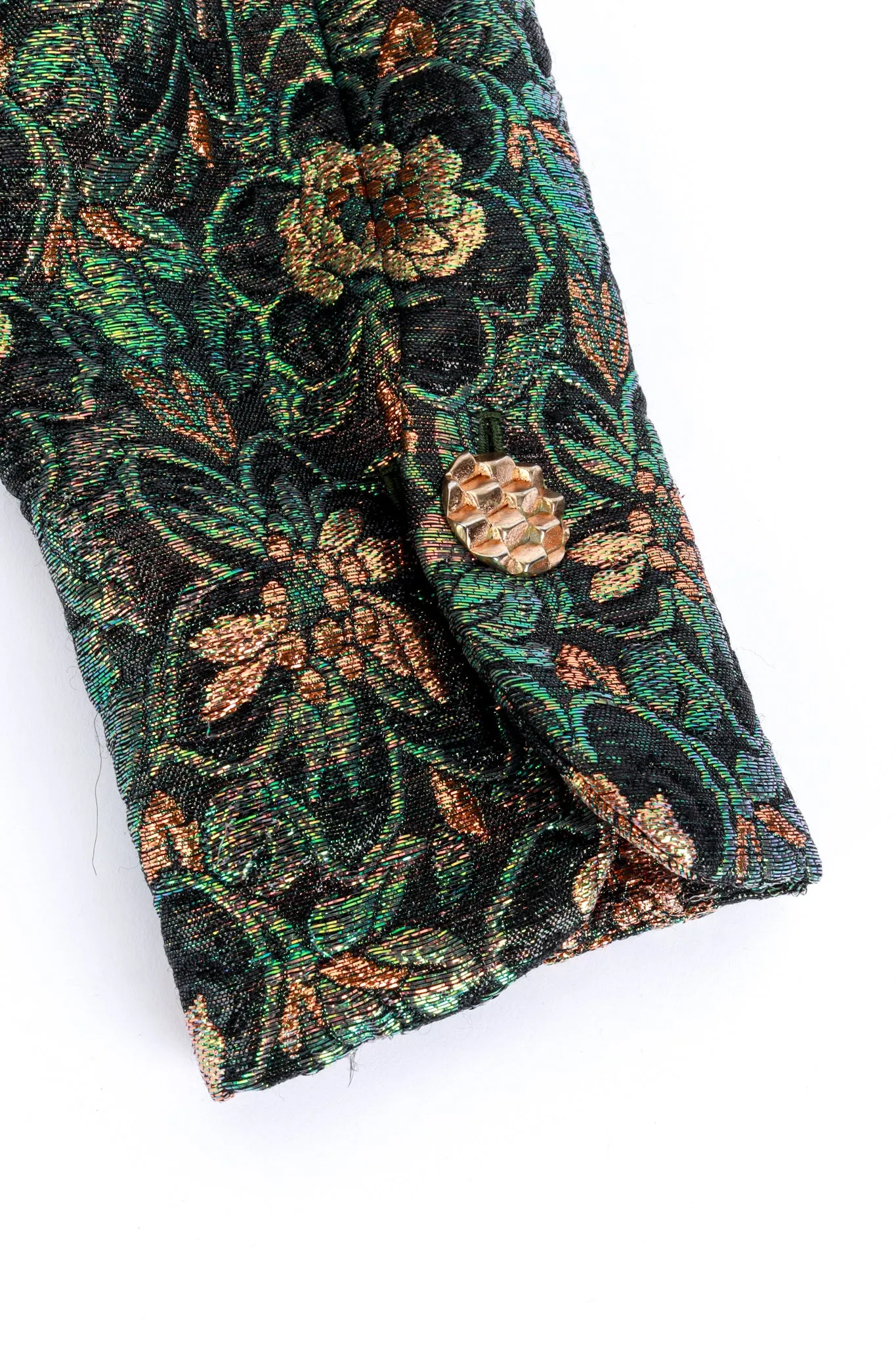 Floral Lamé Jacquard Jacket