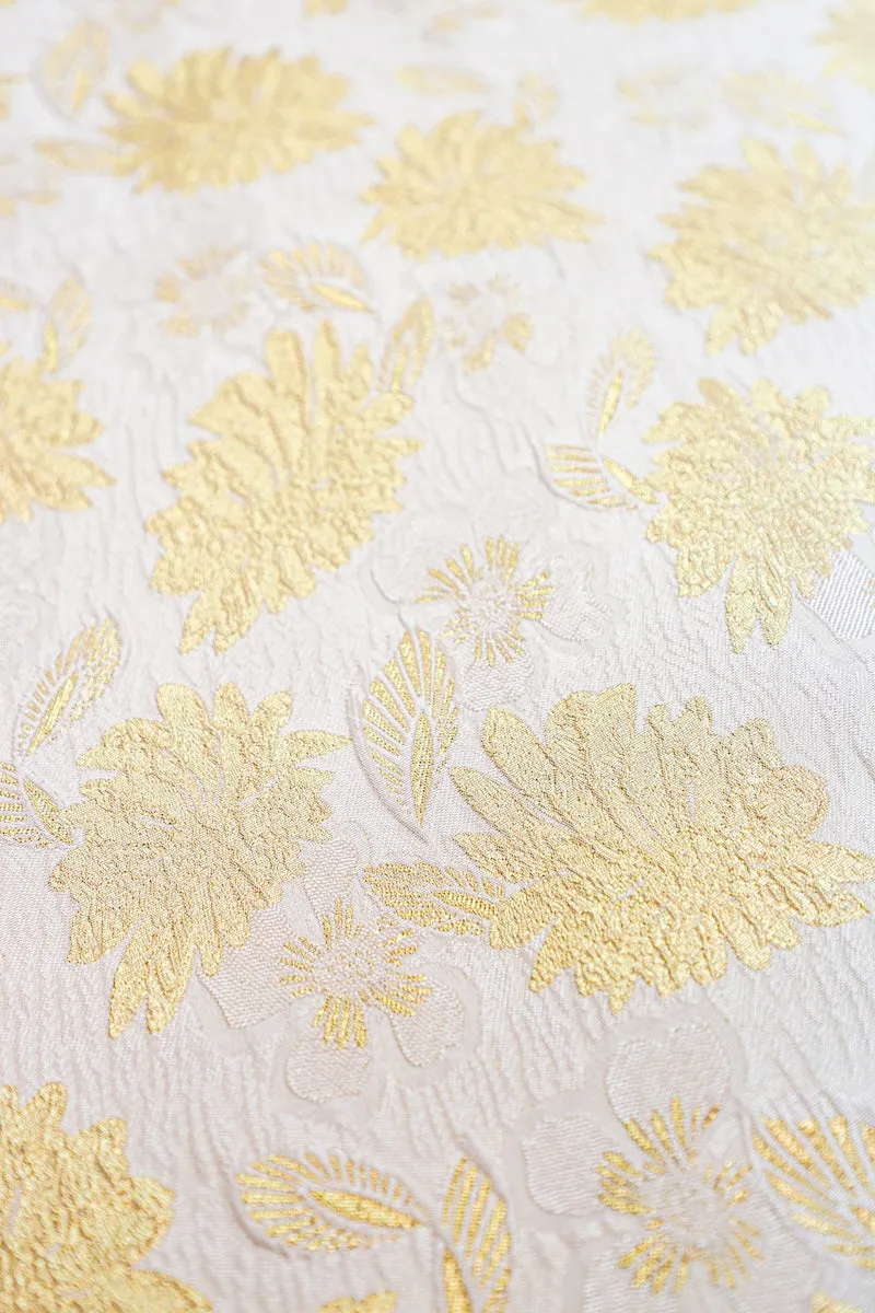 Flower Brocade Cover up with Tassels