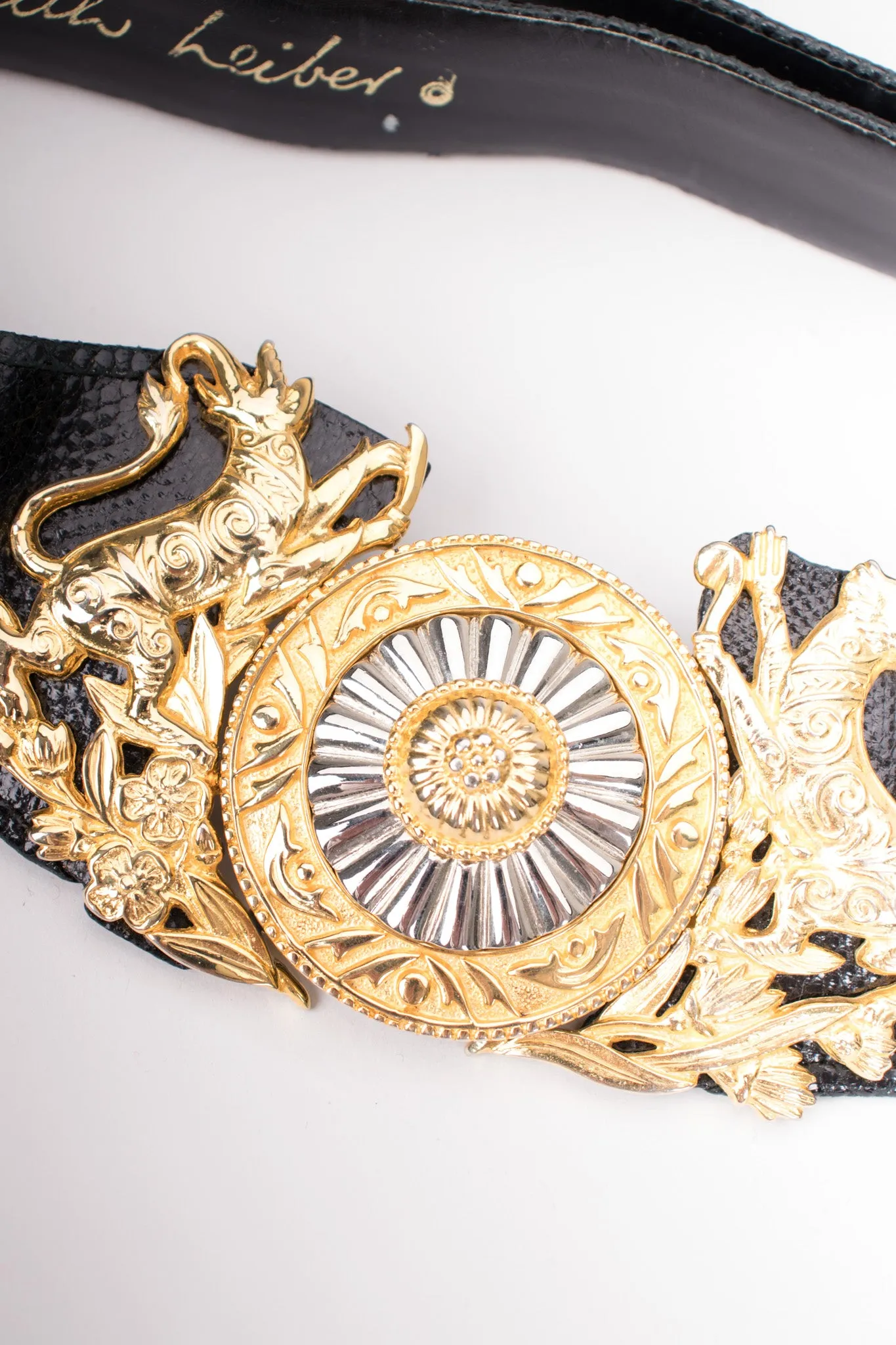 Foo Dogs Medallion Belt
