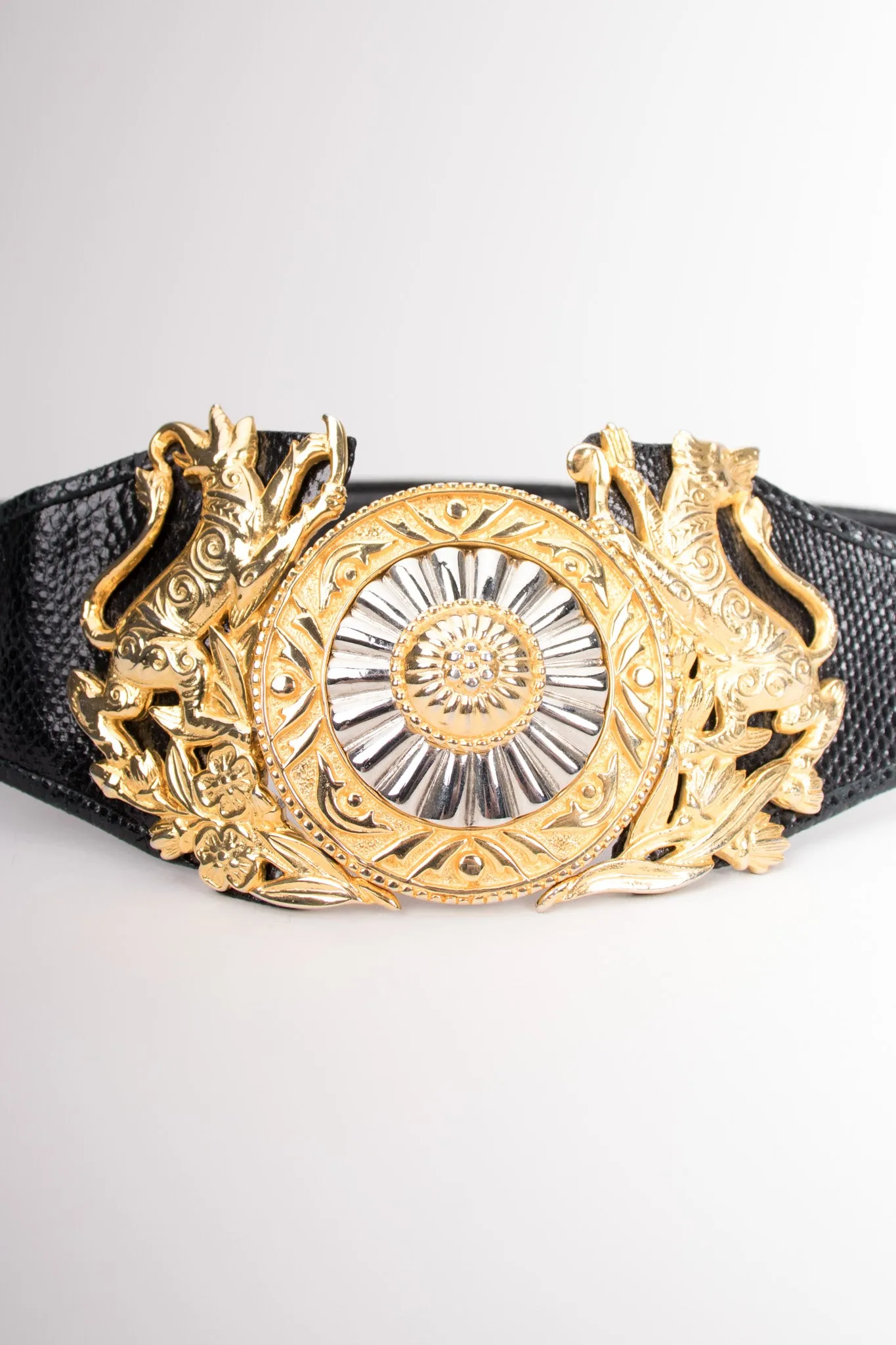 Foo Dogs Medallion Belt