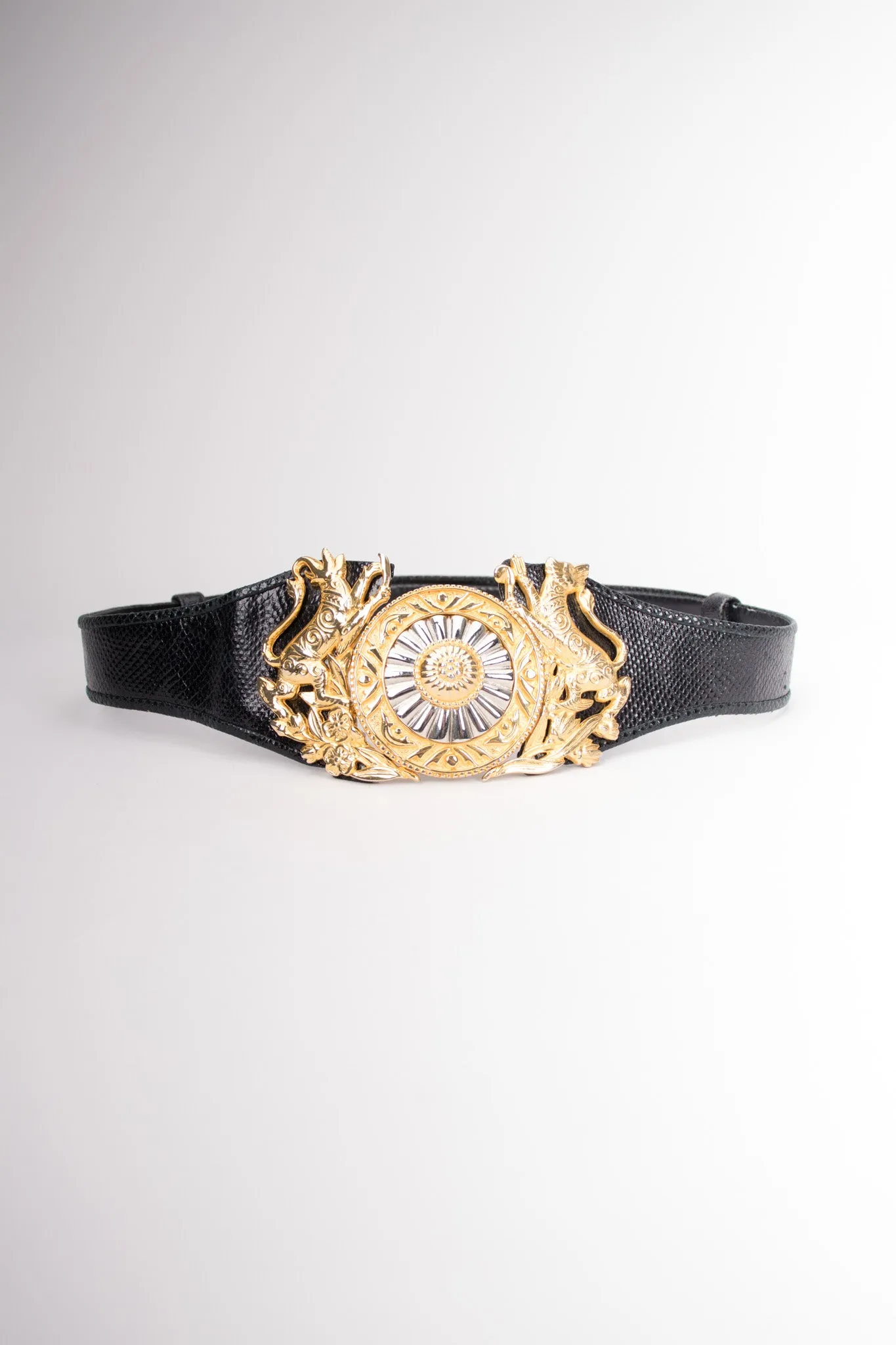Foo Dogs Medallion Belt