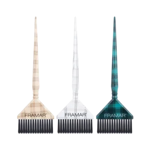Framar Plaid Hair Day Big Daddy Extra Wide Brush Set