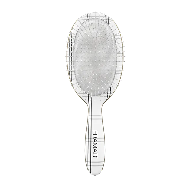 Framar Plaid Hair Day Detangle Brush - Charlotte