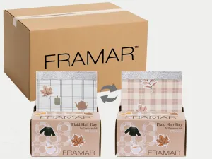 Framar Plaid Hair Day Pop Up Foil (500ct) 127 x 280mm (5x11) (12pc CARTON)