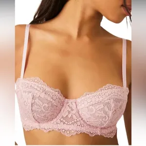 FREE PEOPLE x Intimately Maya Convertible Underwire Bra in Petal Combo 32B Pink