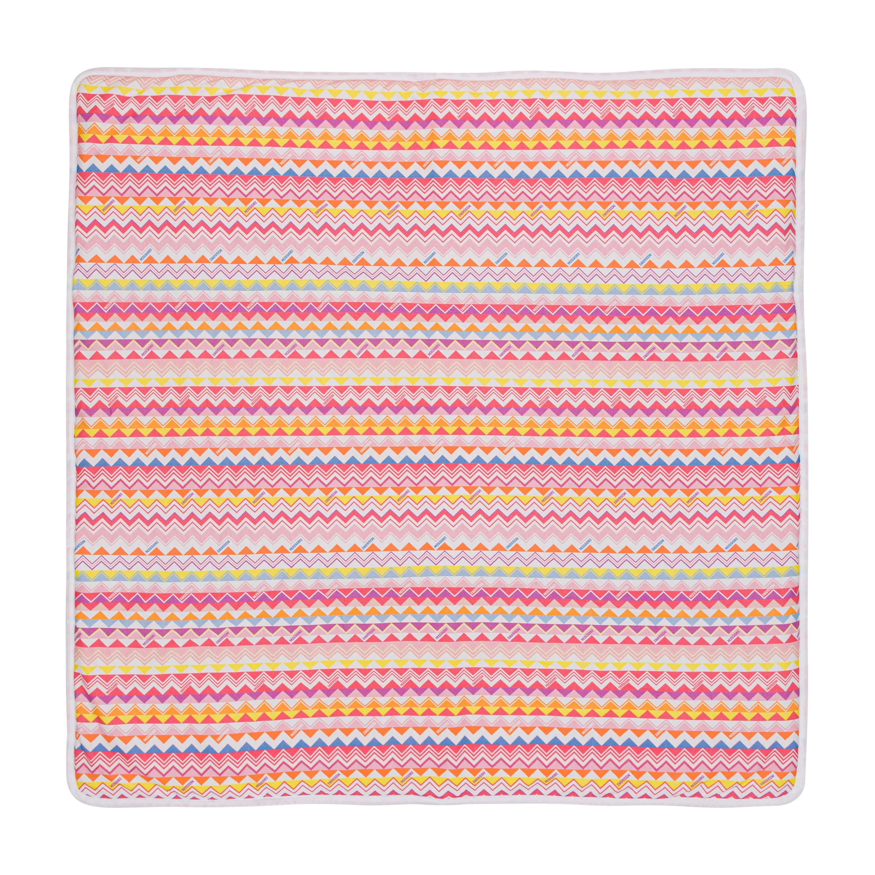 Girls Pink Zig Zag Blanket