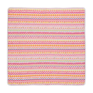 Girls Pink Zig Zag Blanket