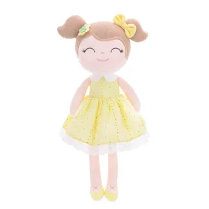 Gloveleya 16-inch Spring Girl Doll Baby Girls Gifts Plush Toy Yellow
