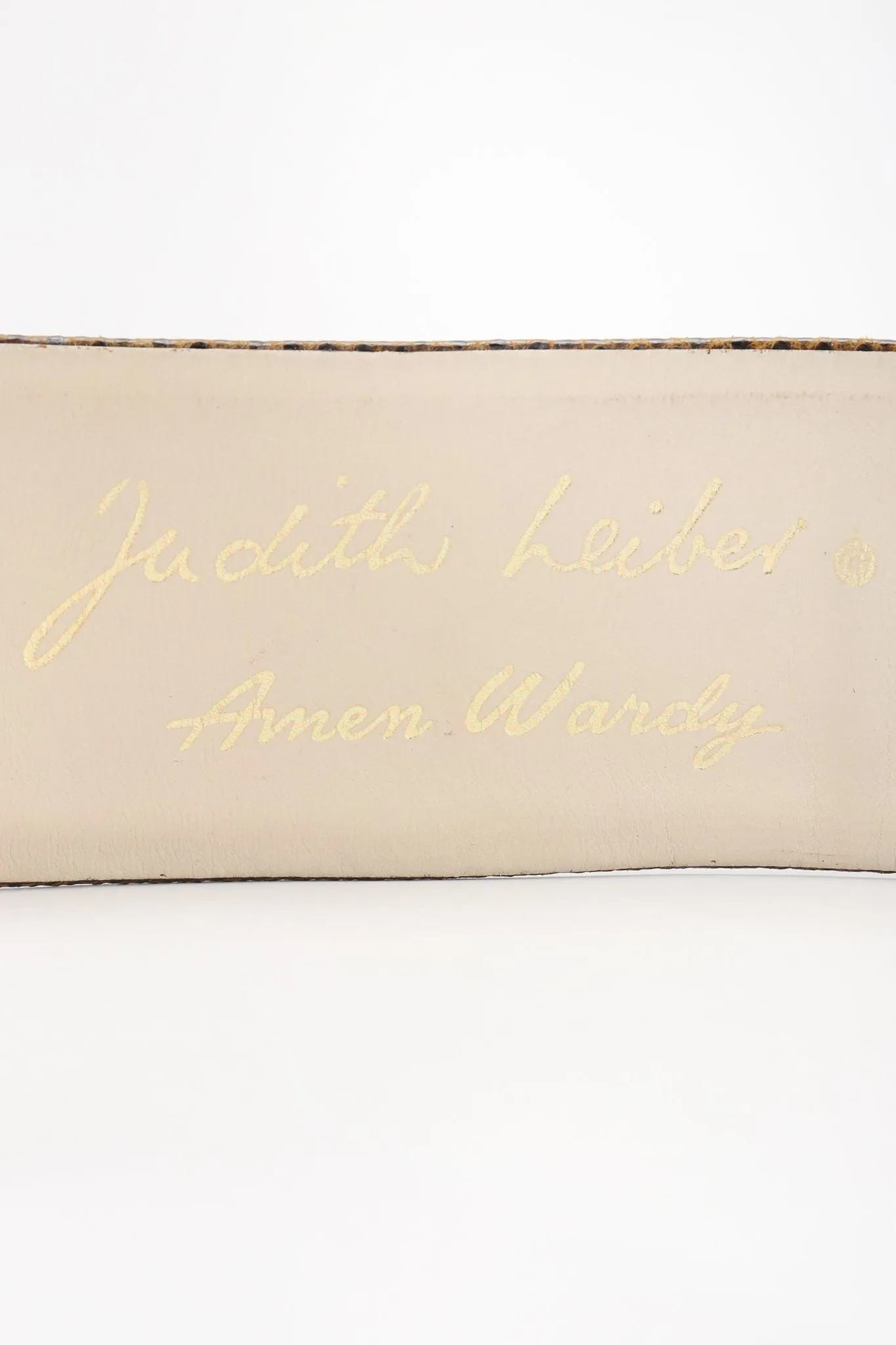 Gold Panther Buckle Belt