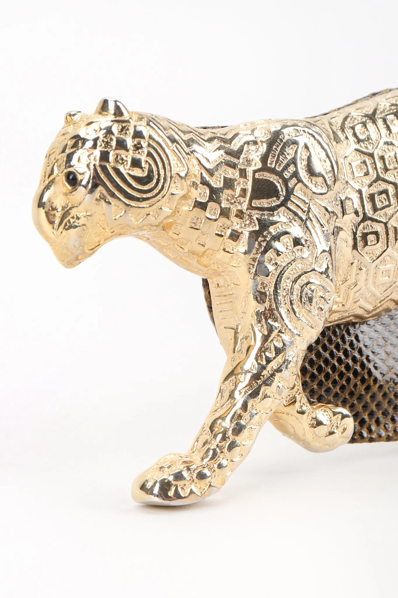Gold Panther Buckle Belt