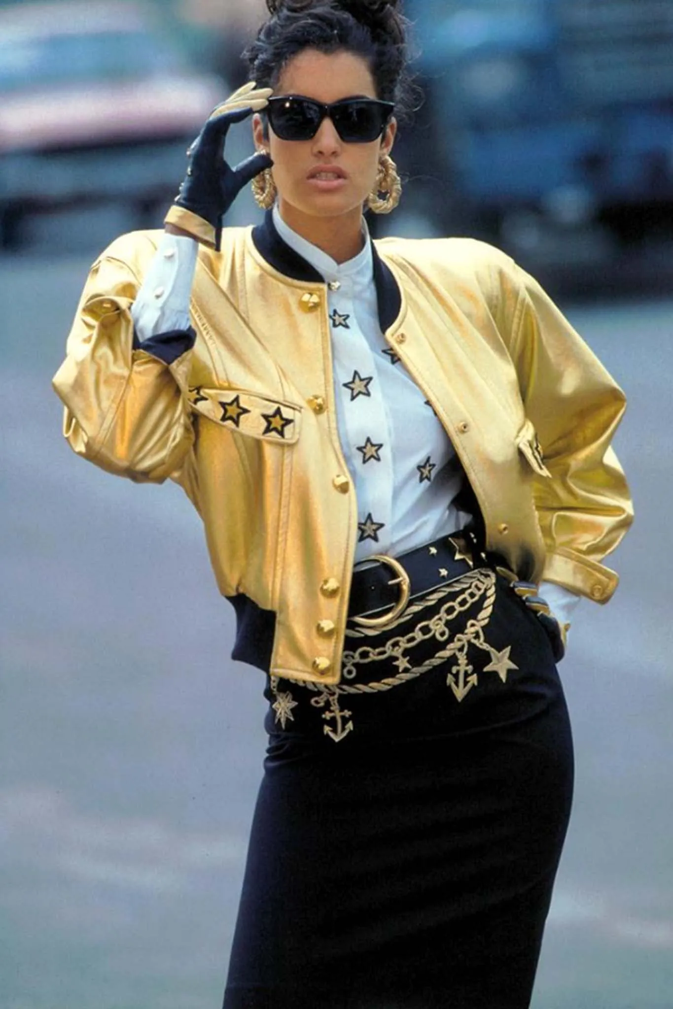 Gold Star Leather Bomber Jacket II