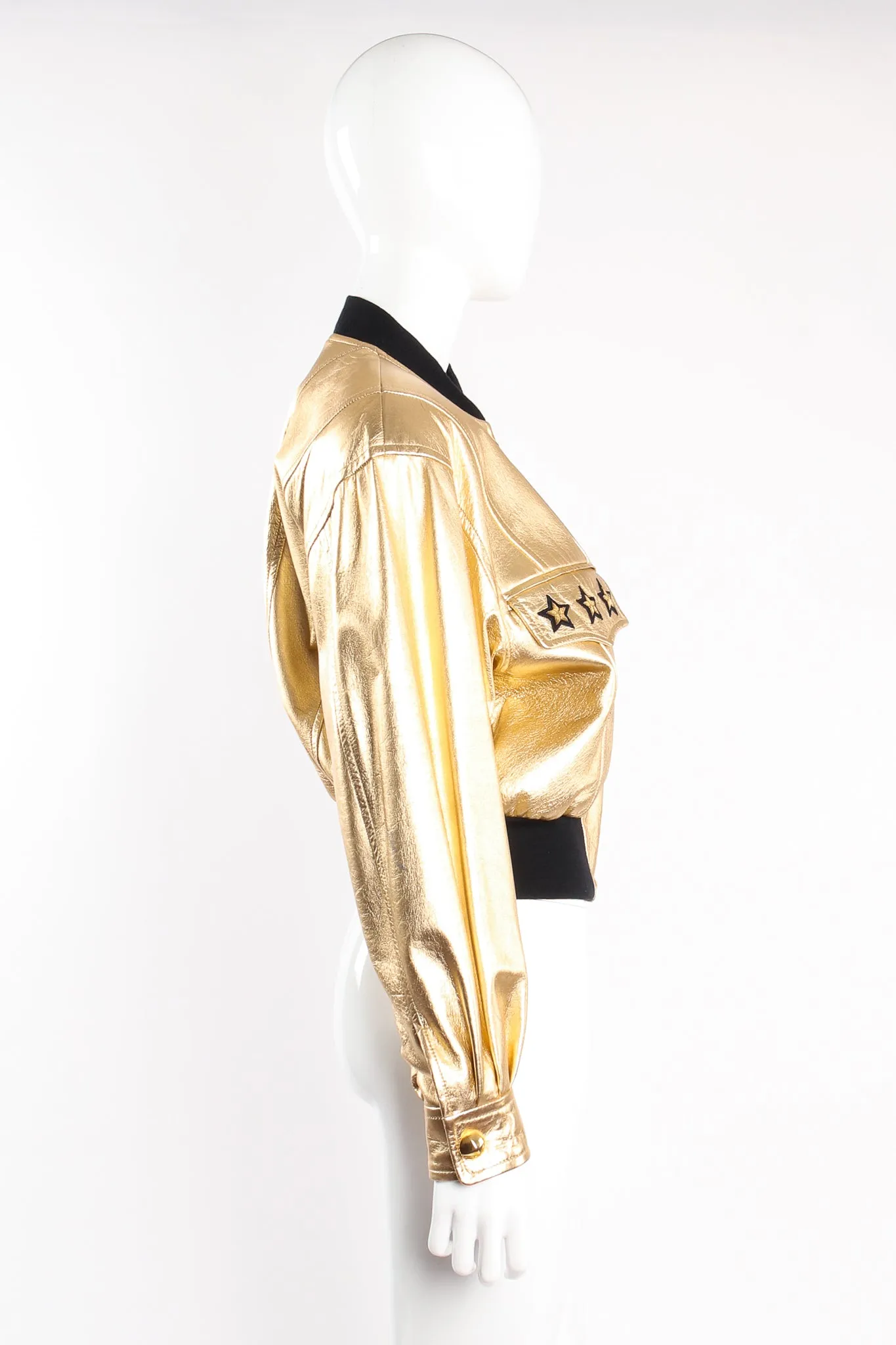 Gold Star Leather Bomber Jacket II