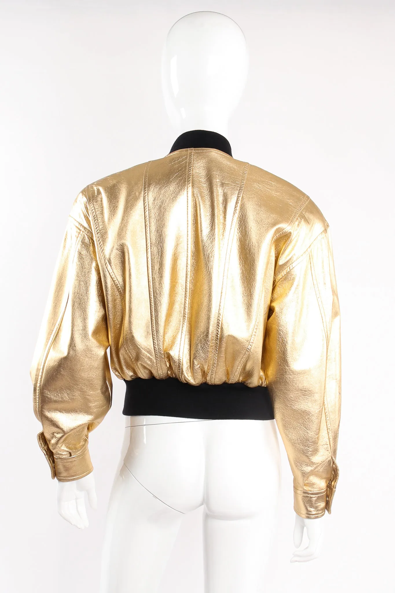 Gold Star Leather Bomber Jacket II