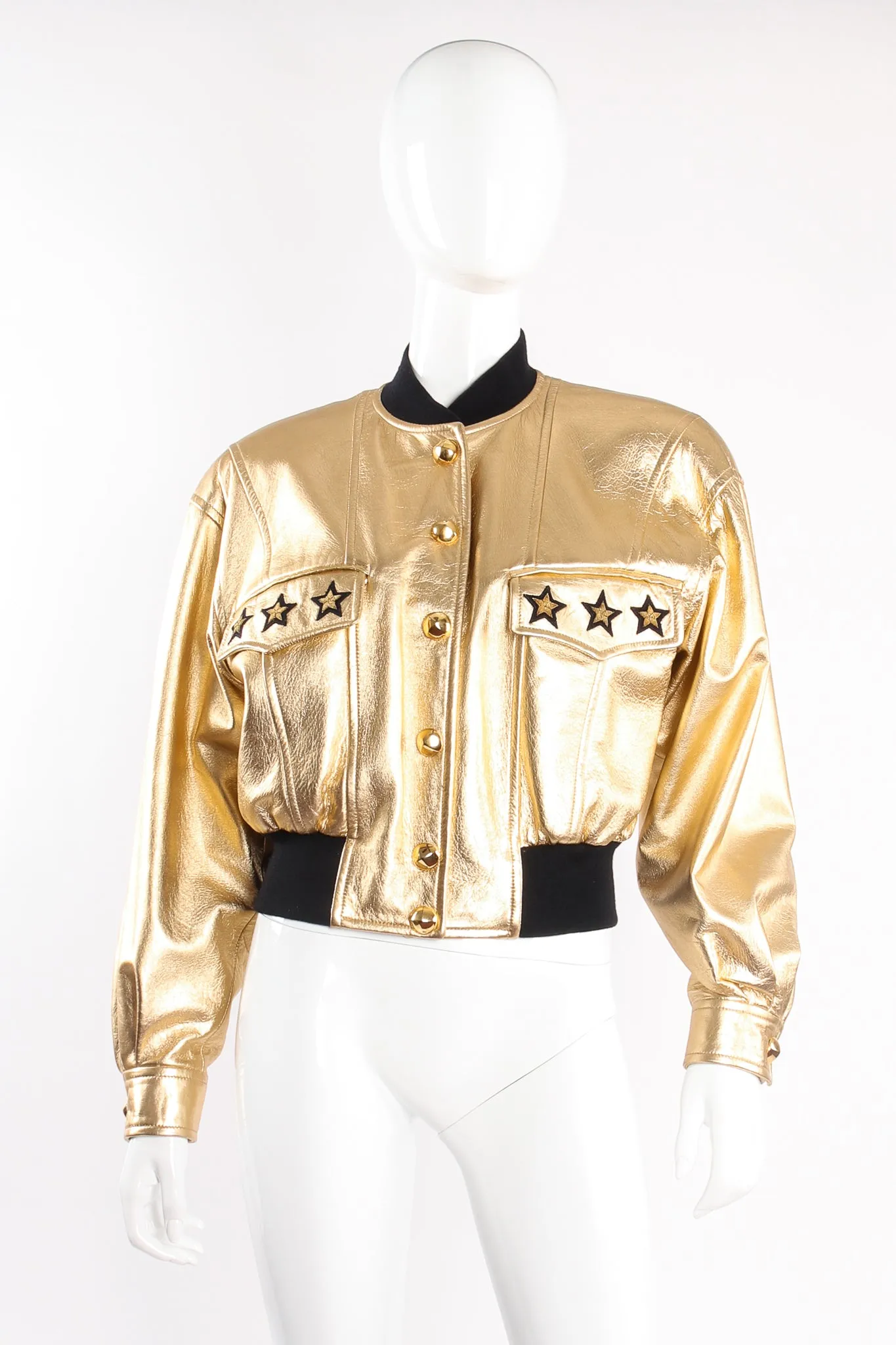 Gold Star Leather Bomber Jacket II