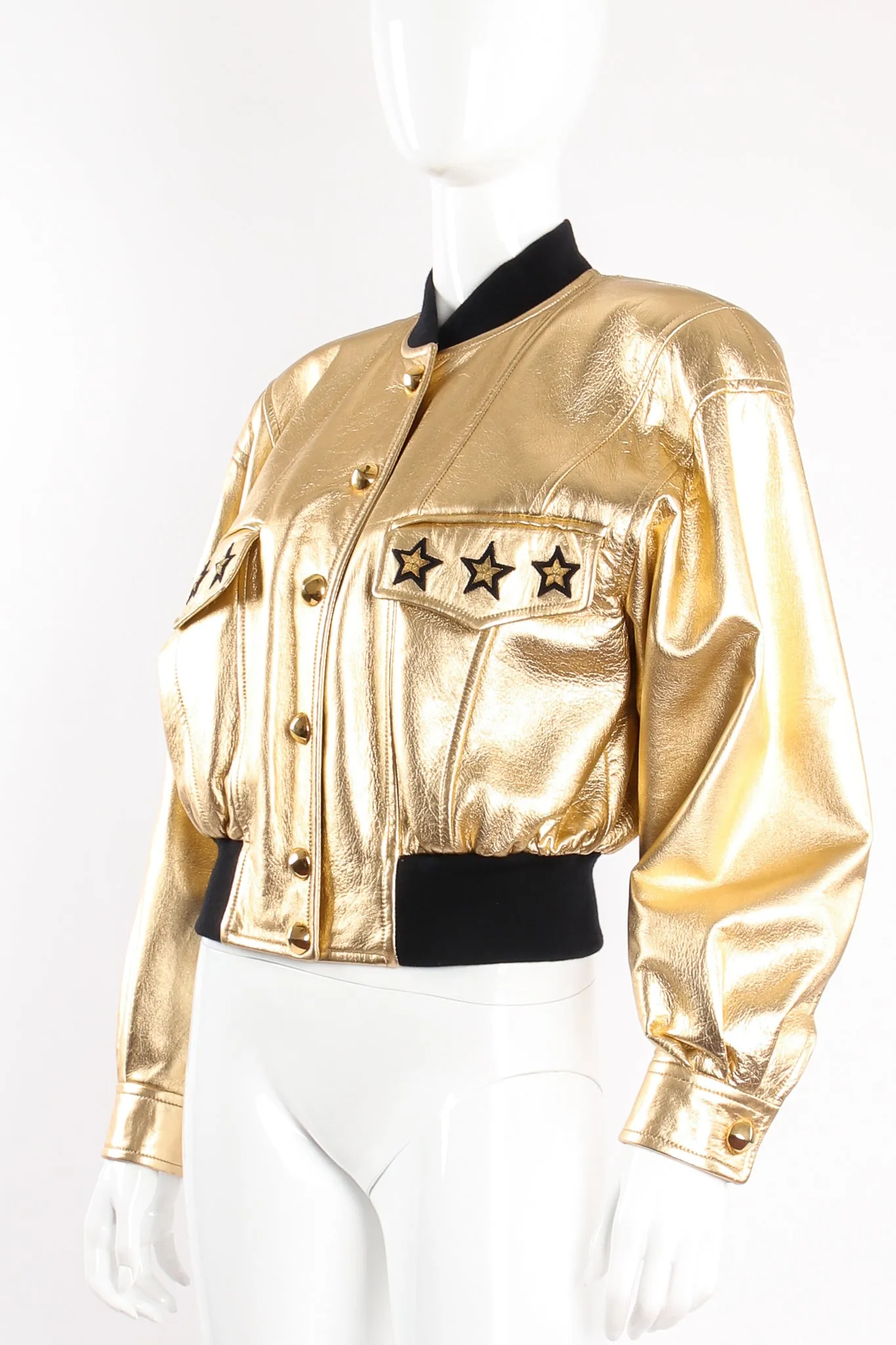 Gold Star Leather Bomber Jacket II