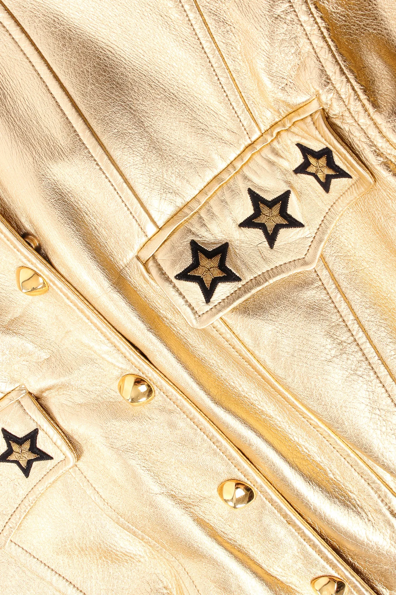 Gold Star Leather Bomber Jacket II