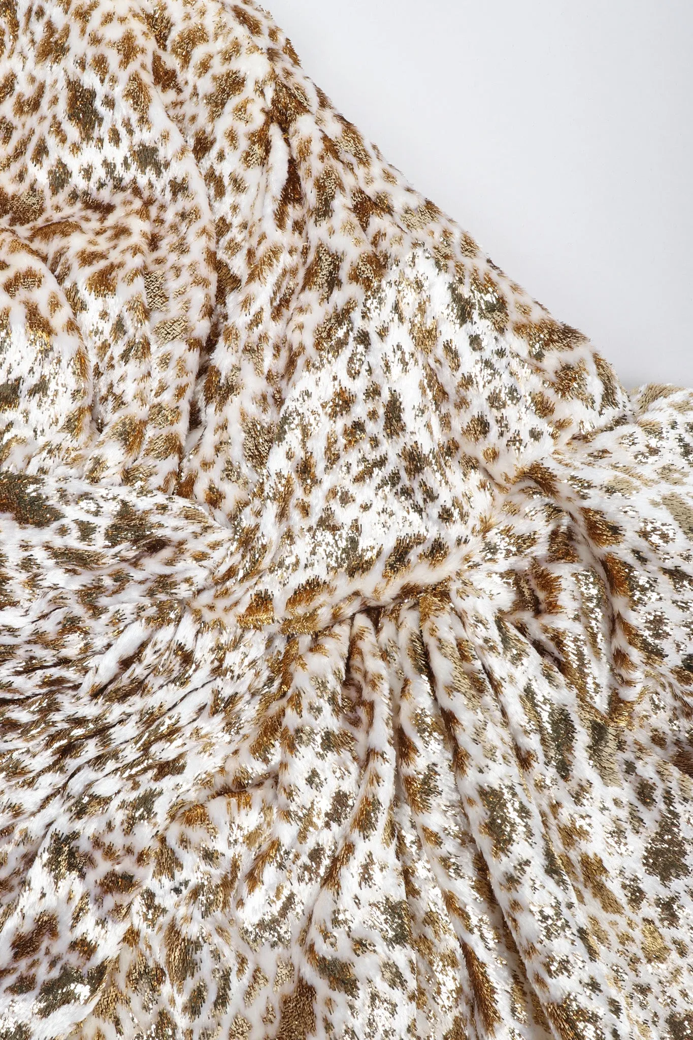 Golden Cheetah Strapless Sheath