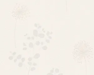 Grey Metallic Simply White 3 290915 Wallpaper