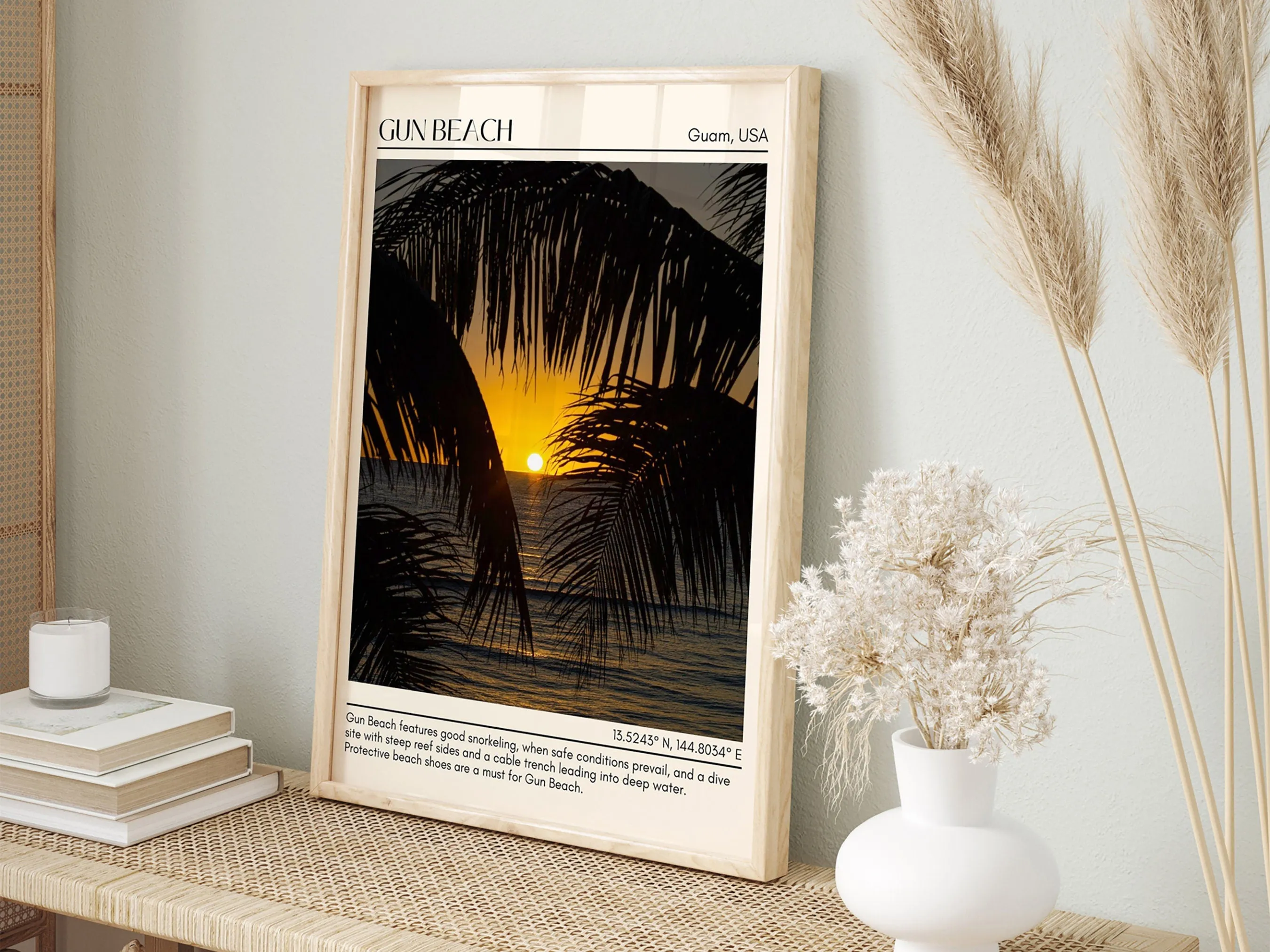 Gun Beach Wall Canvas, USA