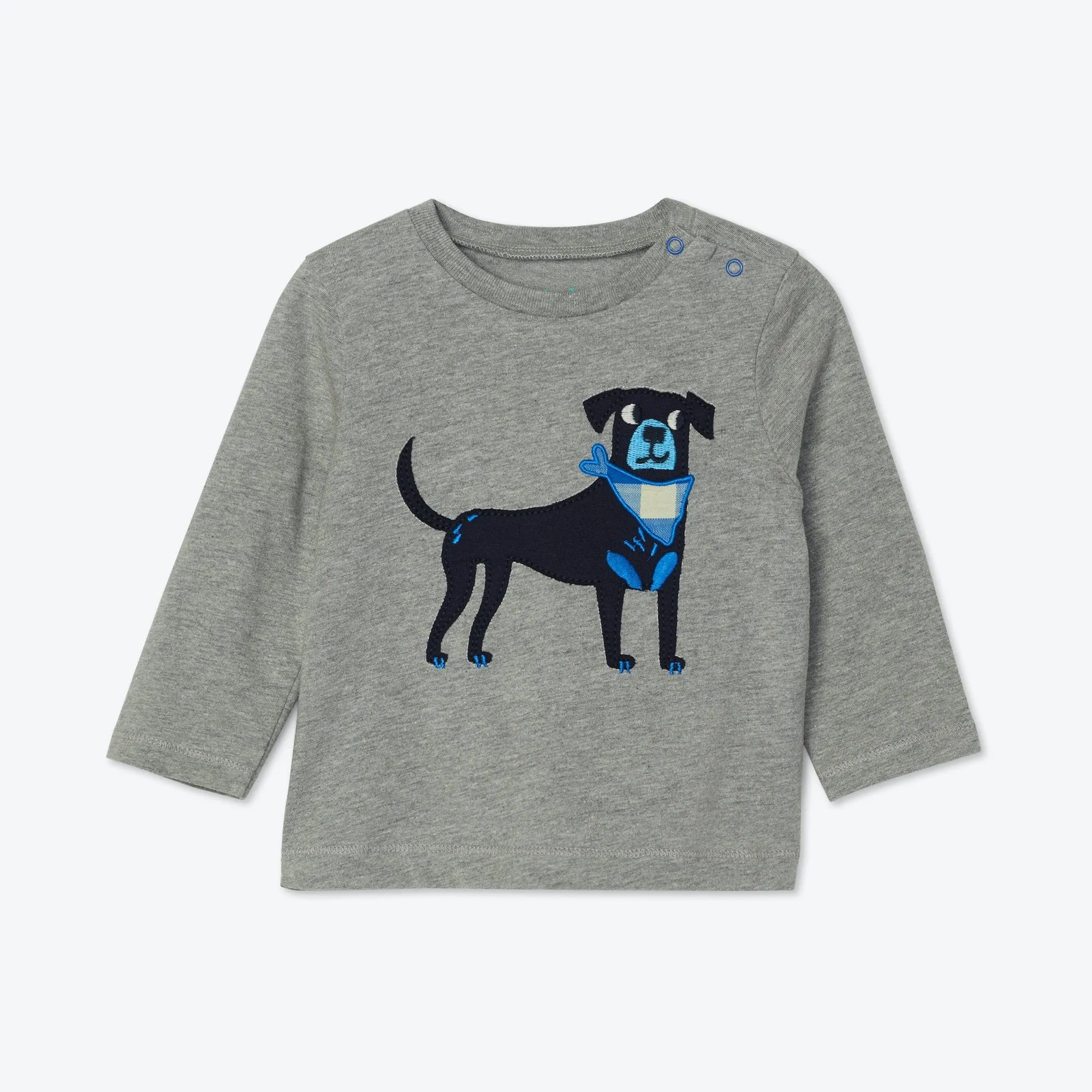 Hatley 'Preppy Pup' Grey T-Shirt