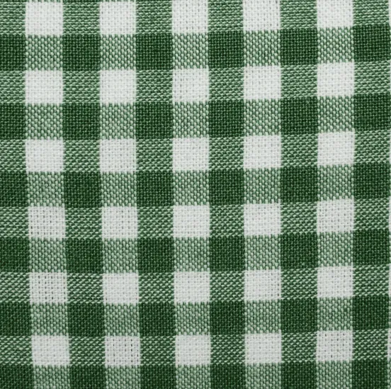 Heather Taylor Home x TFD Mini Gingham Hunter Green Dog Bandana