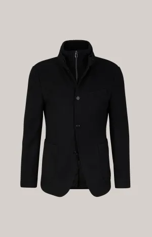 Hectar-J Knit Field Coat in Black