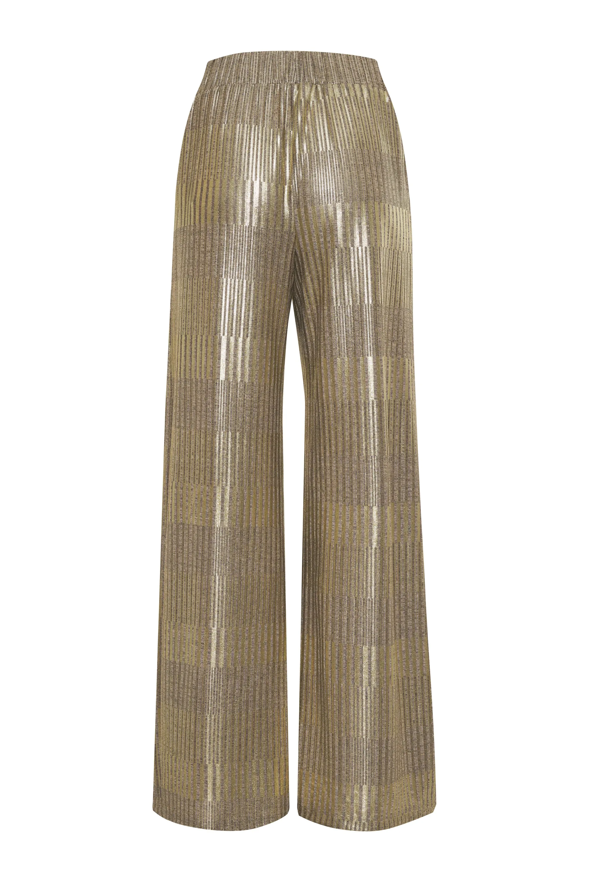 High Waist Metallic Pant