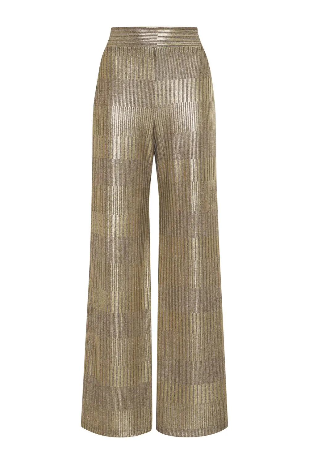 High Waist Metallic Pant