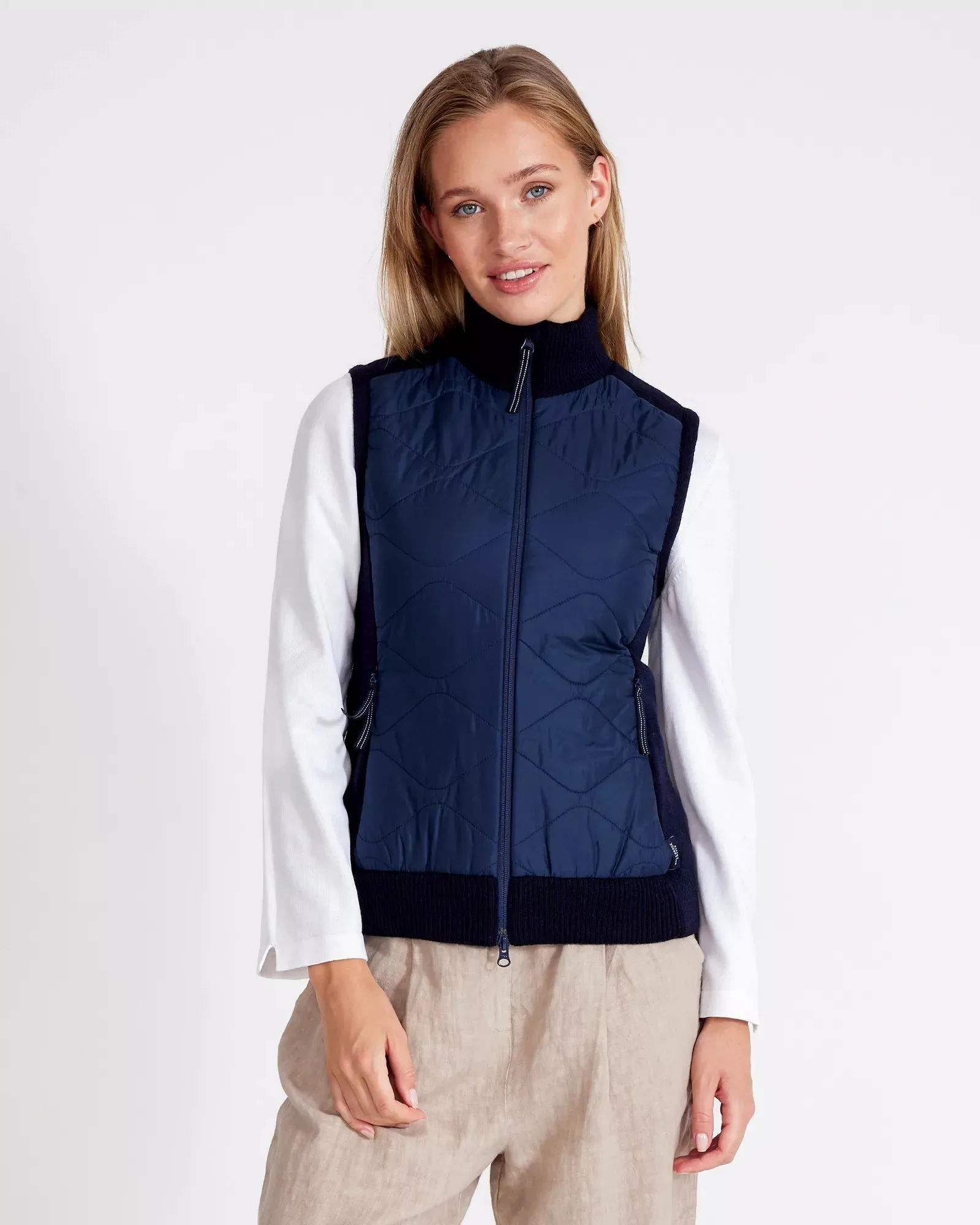 Holebrook Womens Mary vest - Navy
