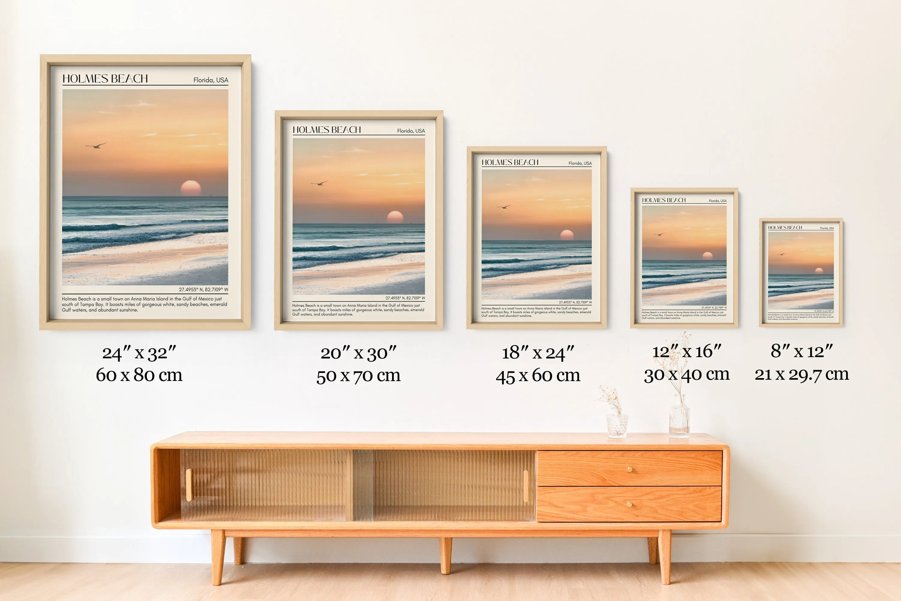 Holmes Beach Wall Canvas, USA