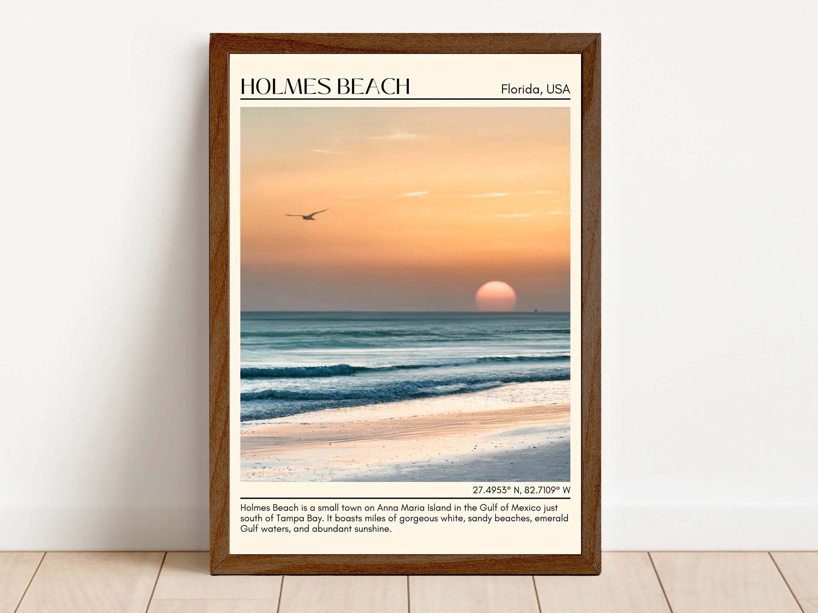 Holmes Beach Wall Canvas, USA