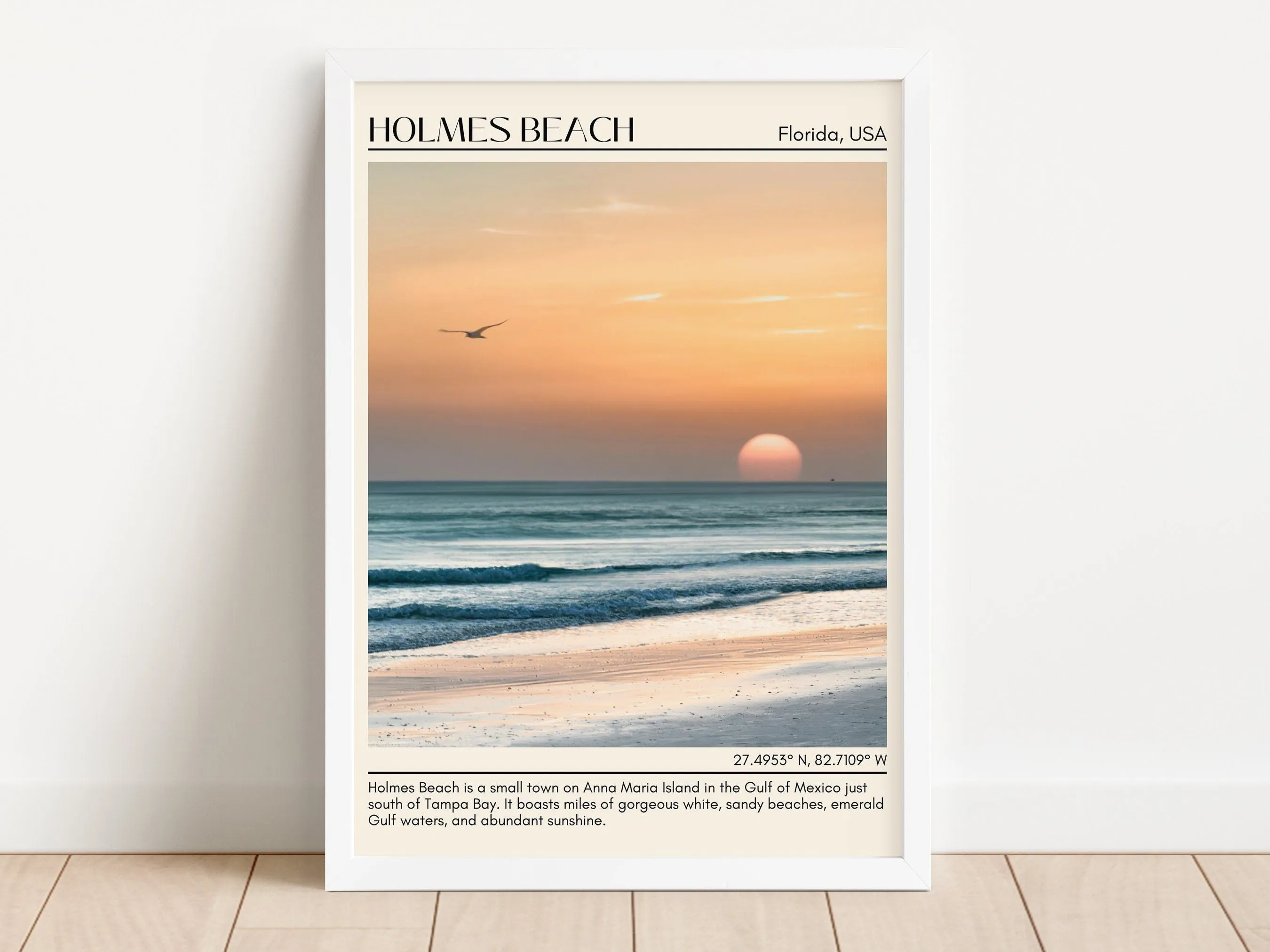 Holmes Beach Wall Canvas, USA