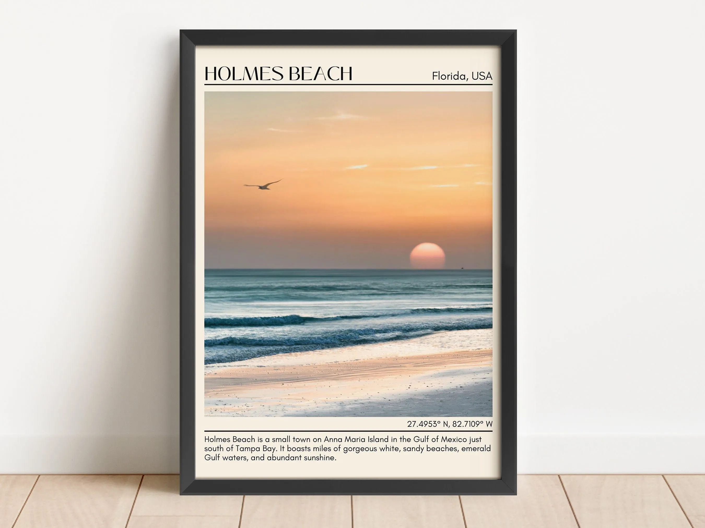 Holmes Beach Wall Canvas, USA
