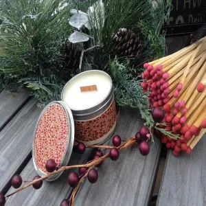 Home Sweet Home Wood Wick Soy Candle