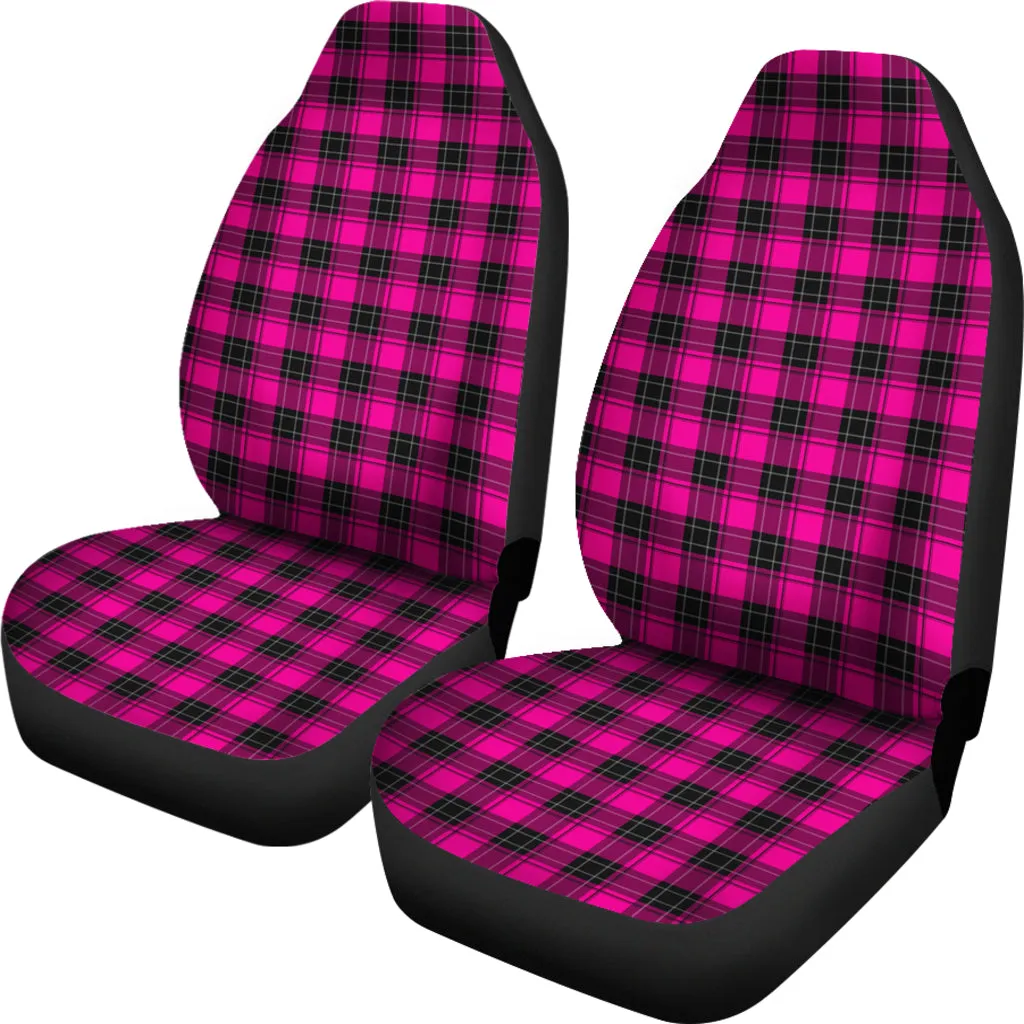 Hot Pink Plaid Car Seat Covers Seat Protectors