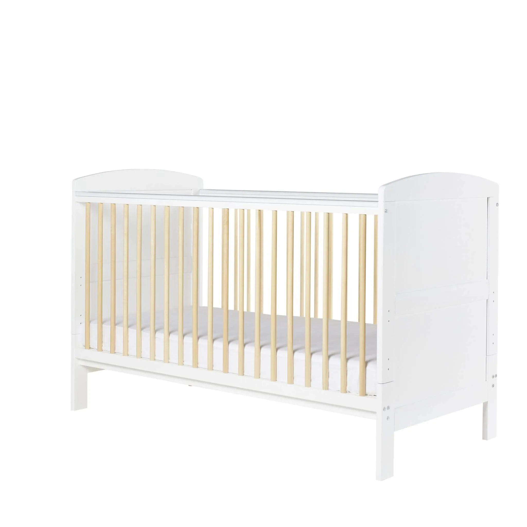 Ickle Bubba Coleby Scandi Classic Cot Bed White