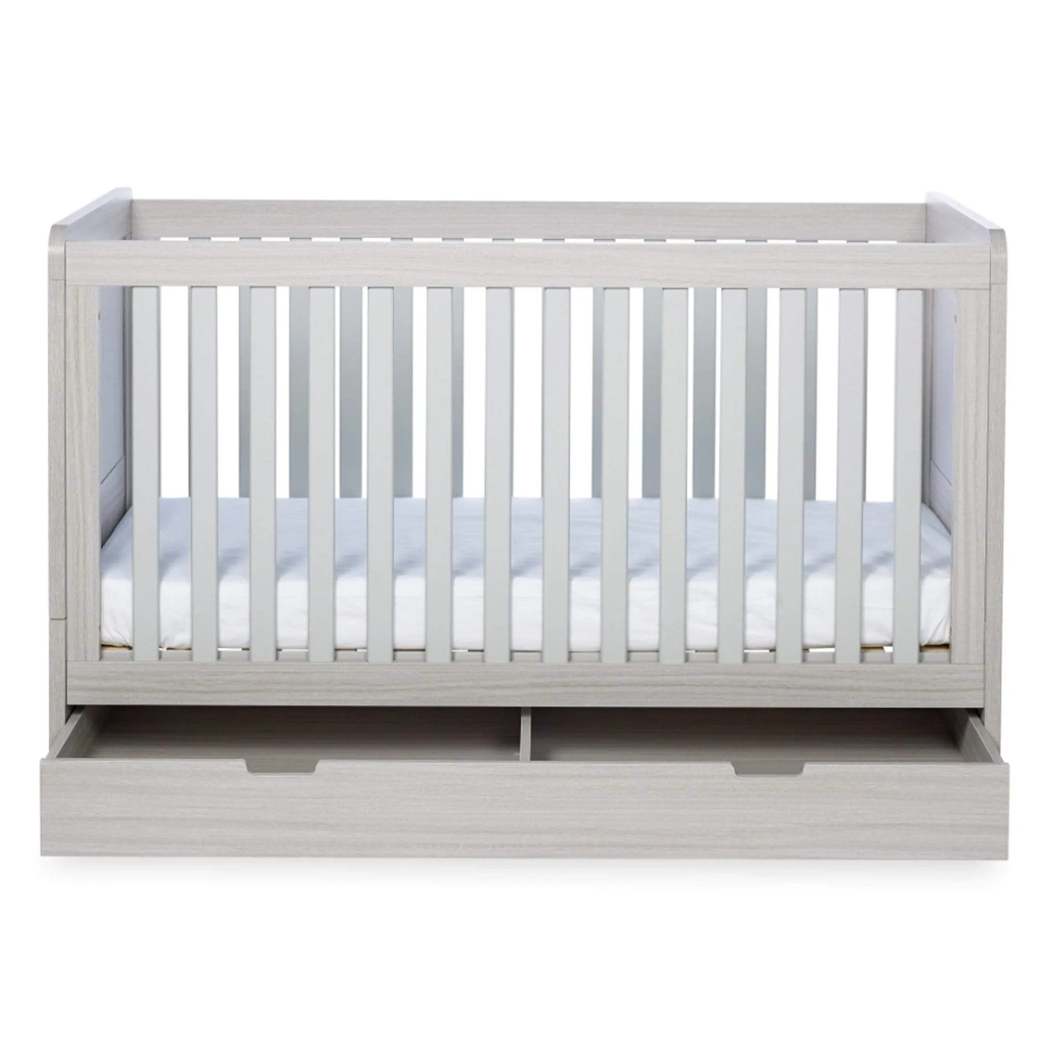 Ickle Bubba Pembrey Cotbed & Under Drawer Ash Grey