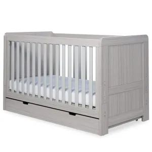 Ickle Bubba Pembrey Cotbed & Under Drawer Ash Grey
