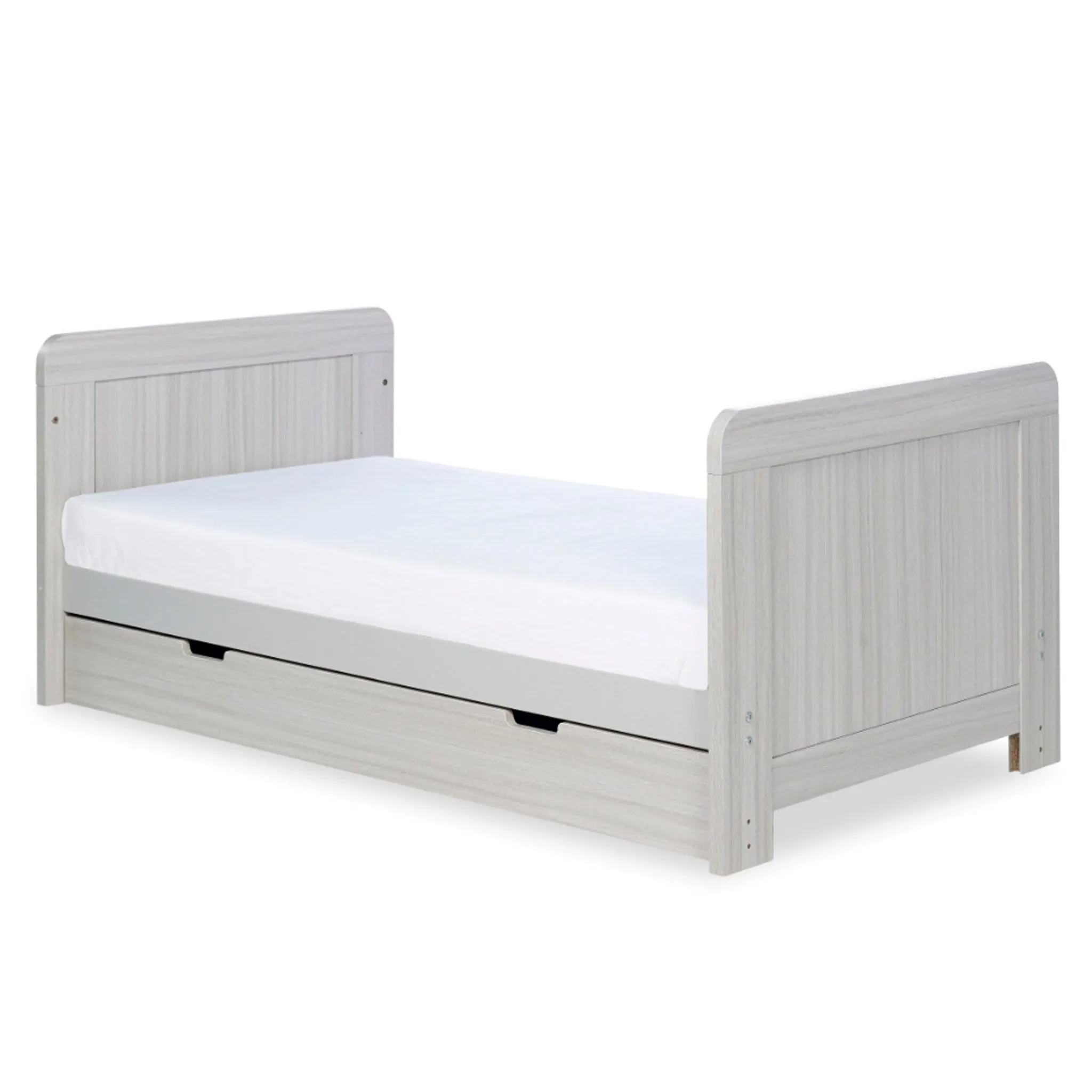 Ickle Bubba Pembrey Cotbed & Under Drawer Ash Grey