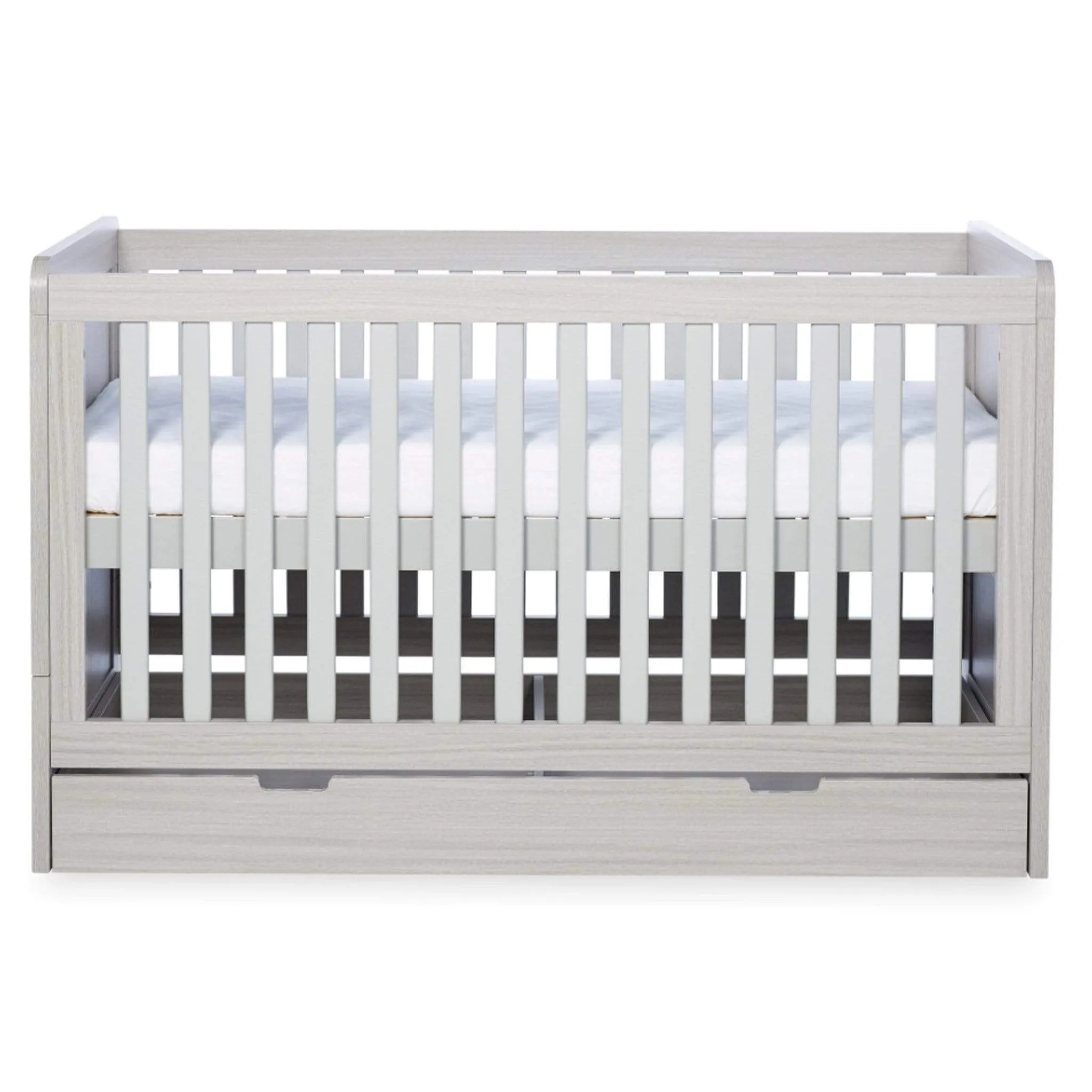 Ickle Bubba Pembrey Cotbed & Under Drawer Ash Grey