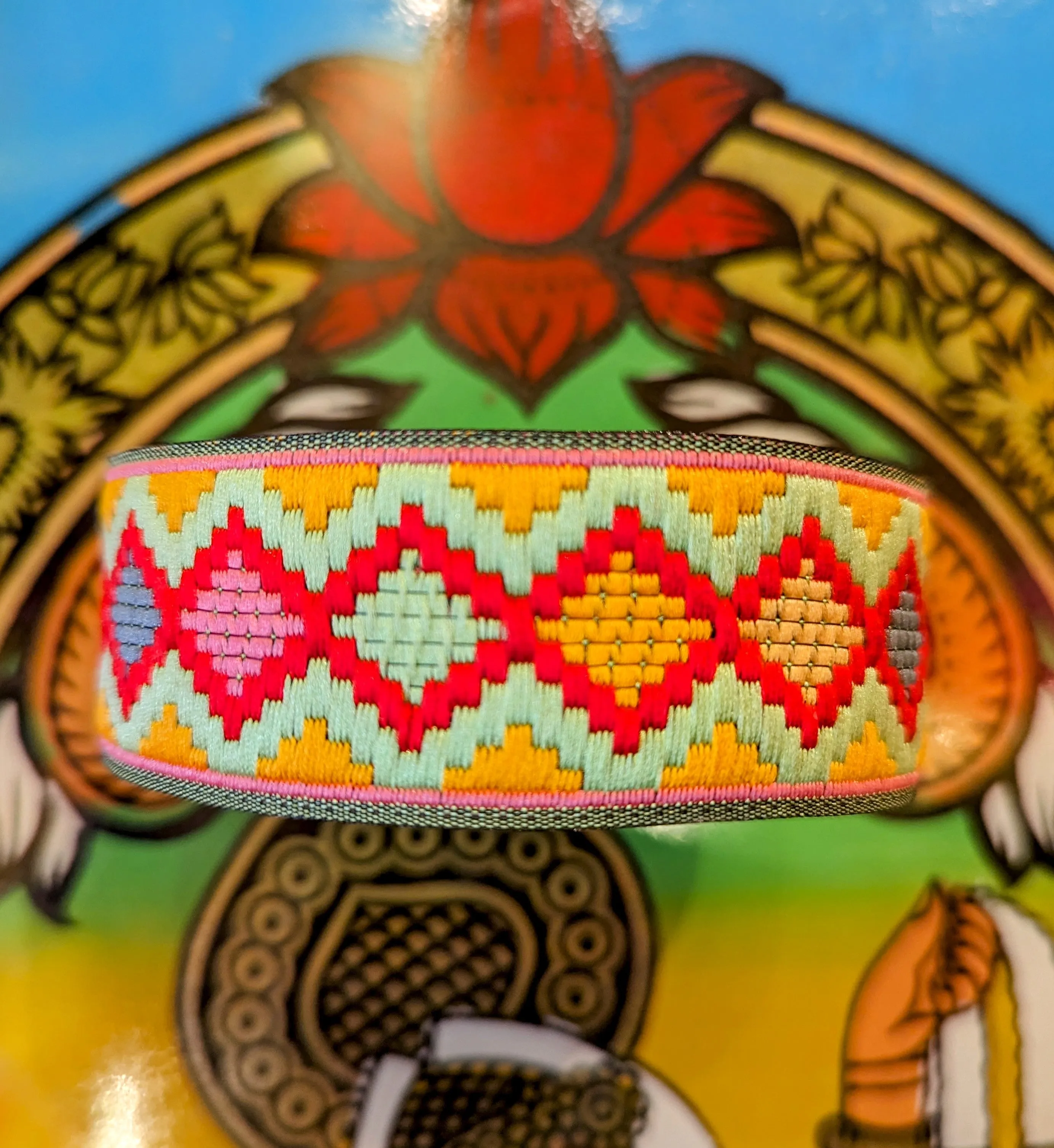 Indian borders - geometric, flora and fauna