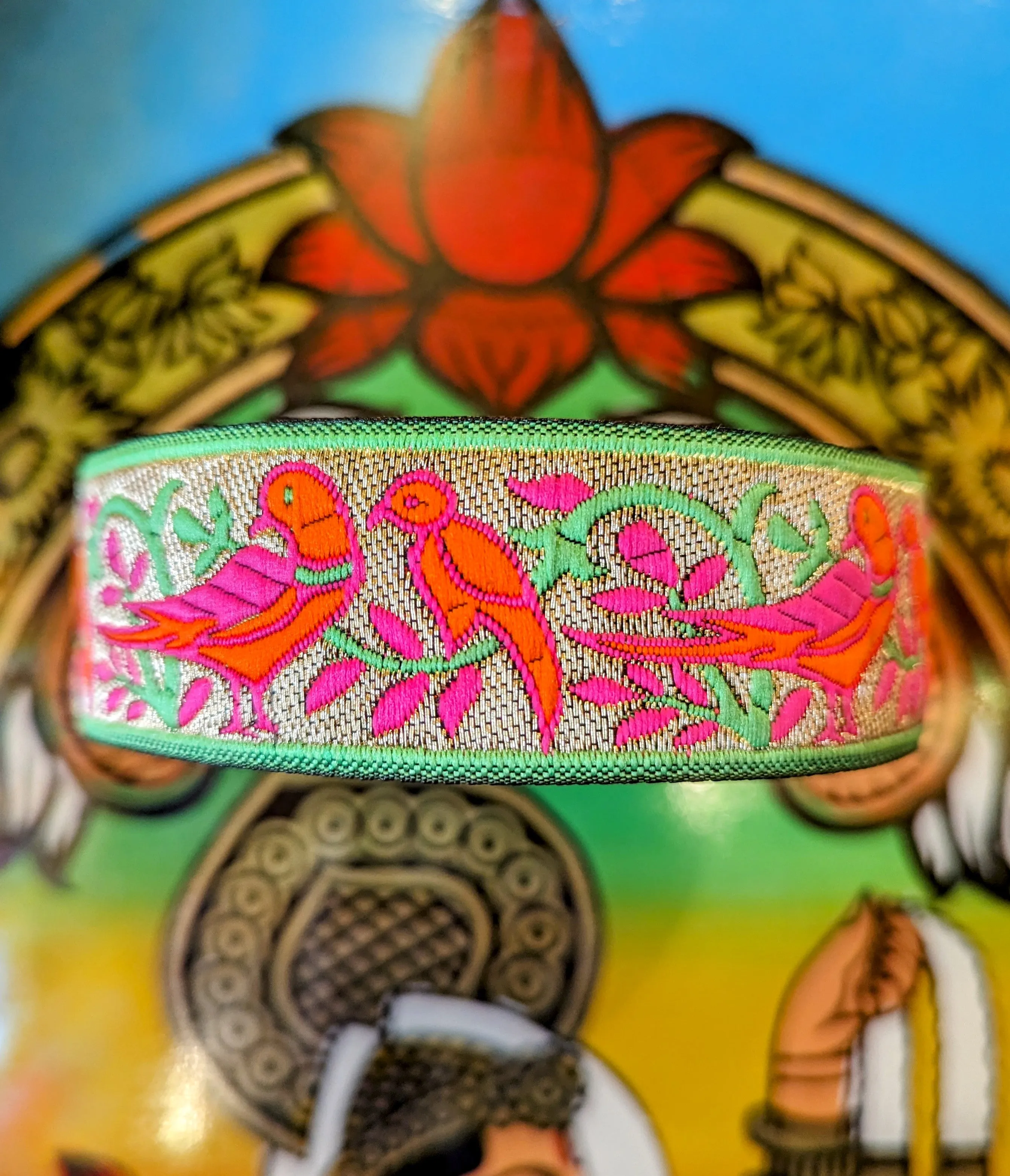 Indian borders - geometric, flora and fauna