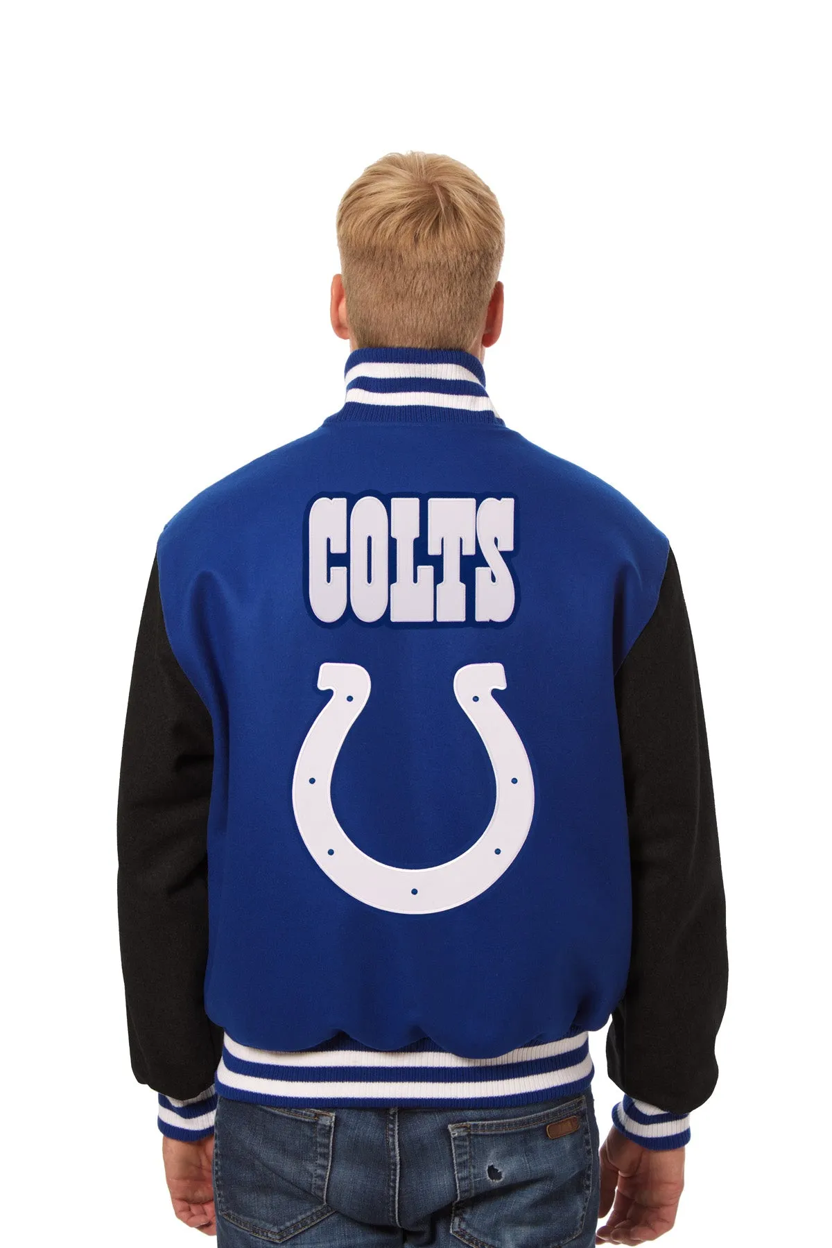 Indianapolis Colts Embroidered Wool Jacket