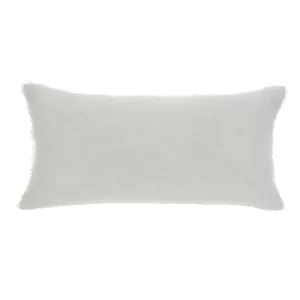 Ivory Linen Lumbar Pillow 14x31